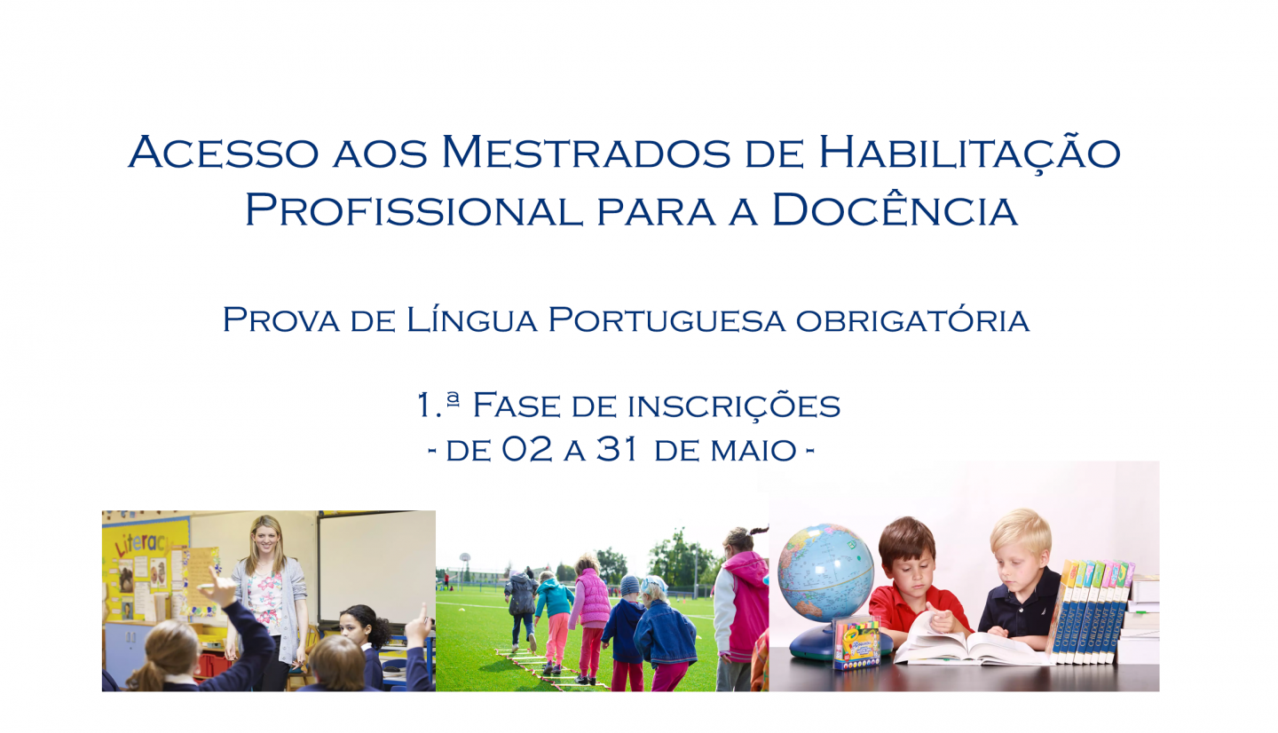 (Português) Acesso aos Mestrados de Habilitação Profissional para a Docência<