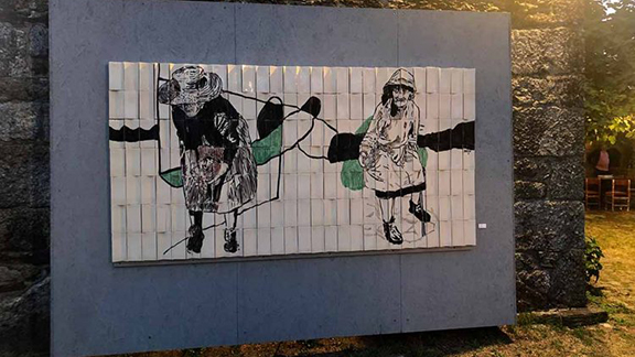 Foto da exposição
