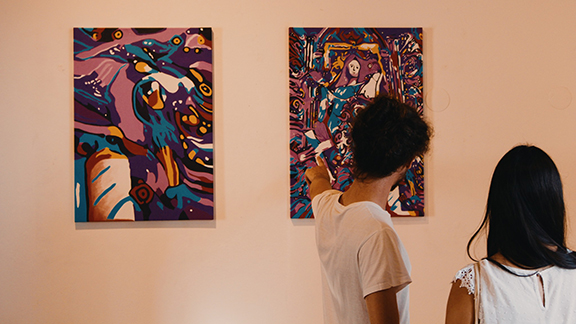 Foto da exposição