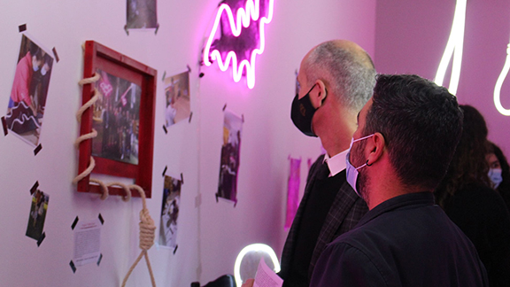 Foto da exposição
