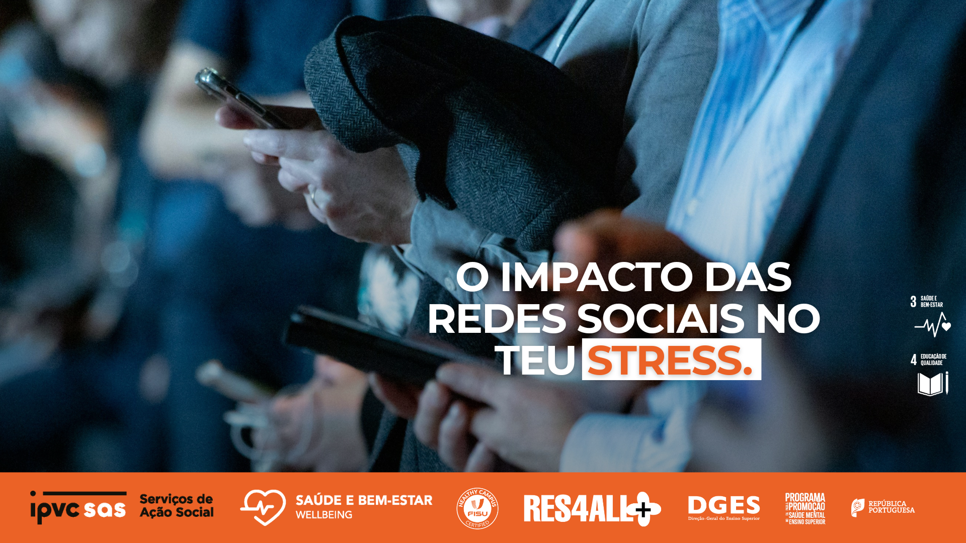 Impacto das redes sociais no teu stress