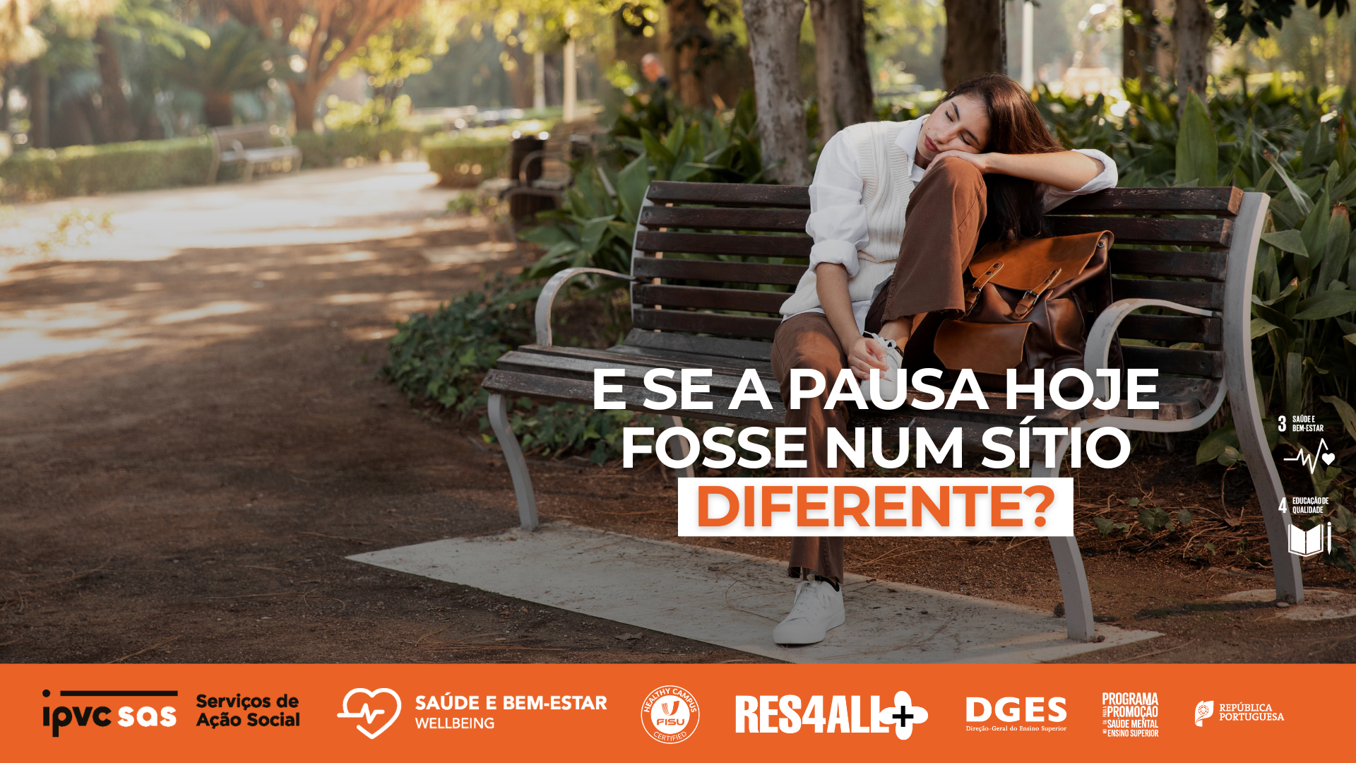 Pausa num sítio diferente