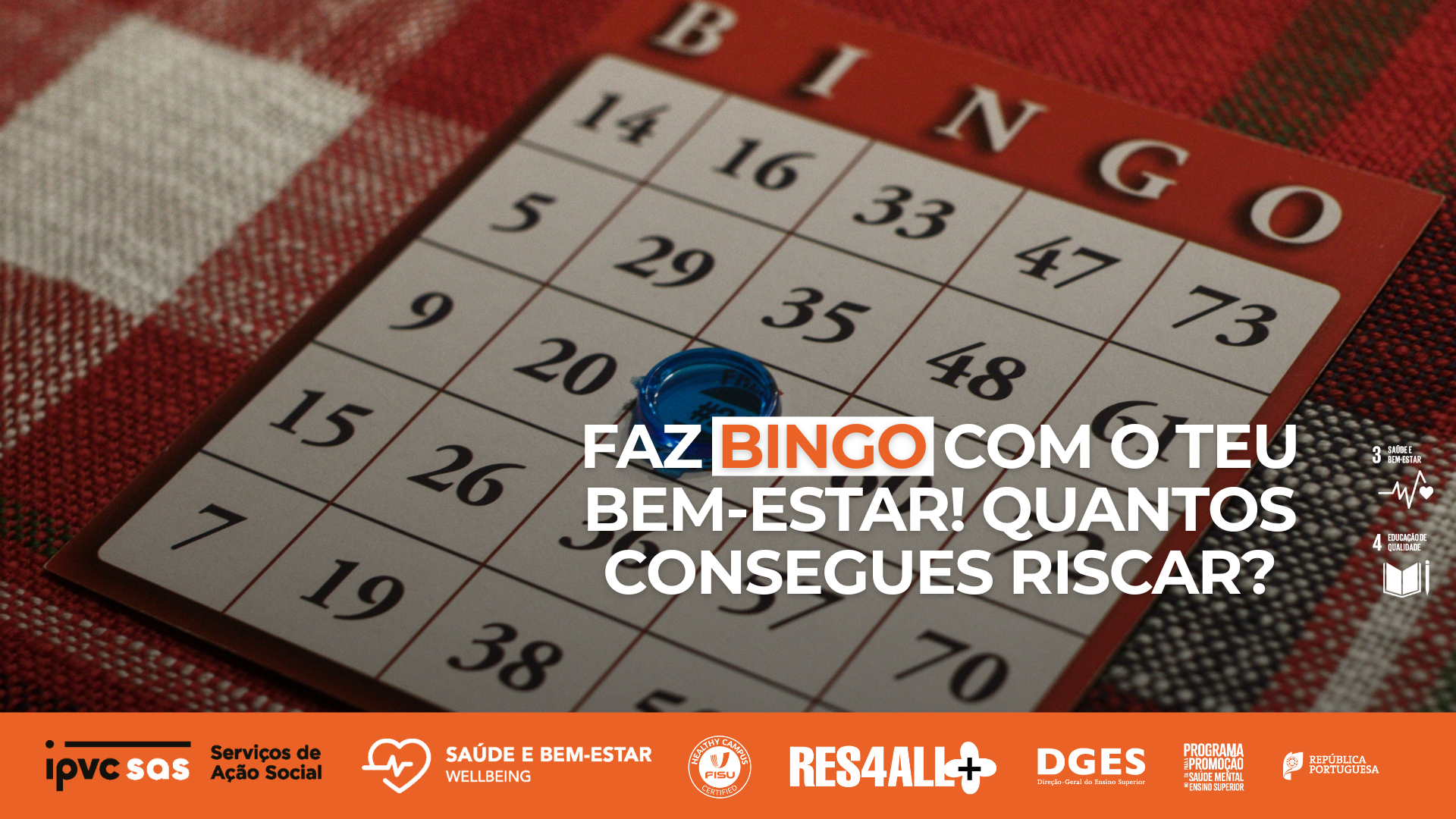 Faz bingo com o teu bem-estar