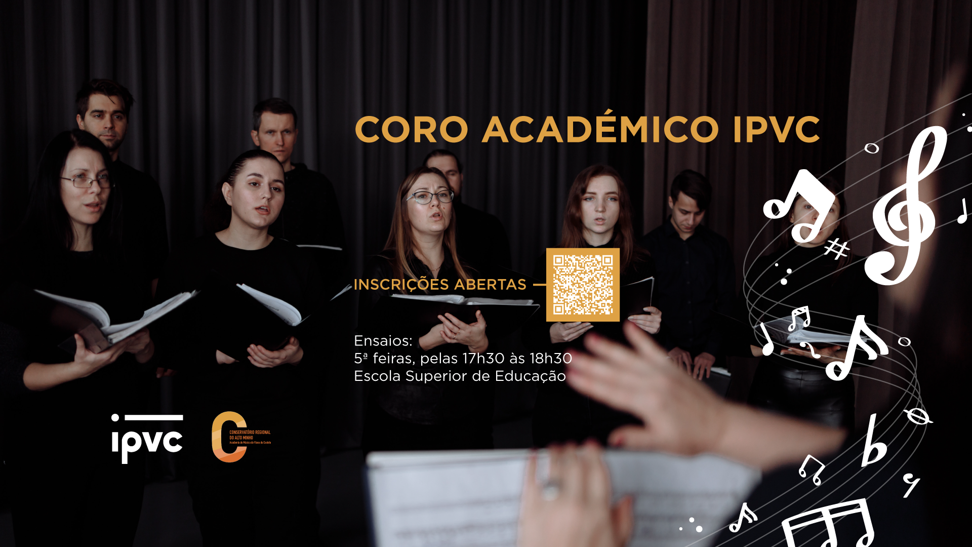 (Português) Coro Académico IPVC | Ensaios das 17h30 às 18h30