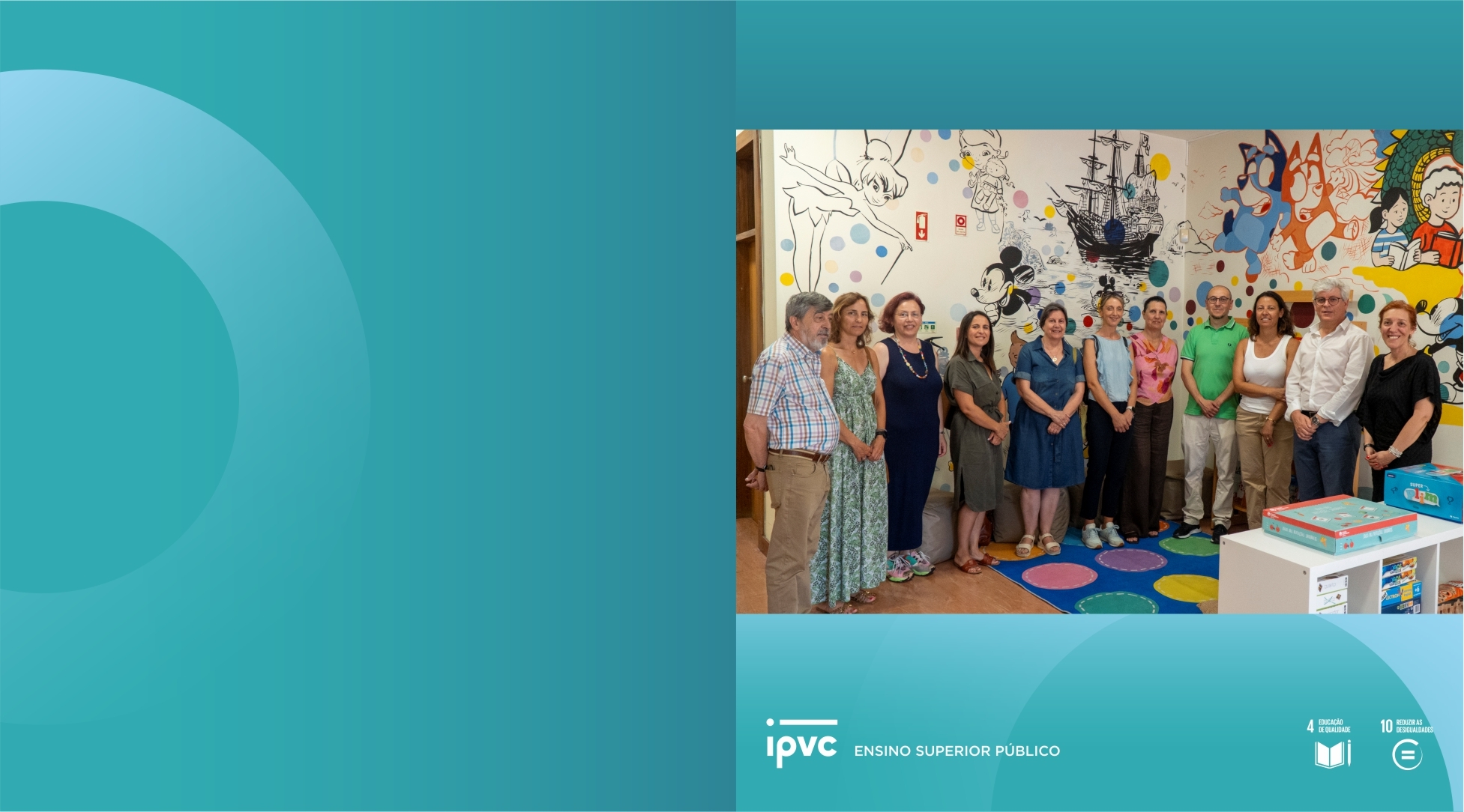 (Português) Mural criado por estudantes da ESE-IPVC inspira o imaginário