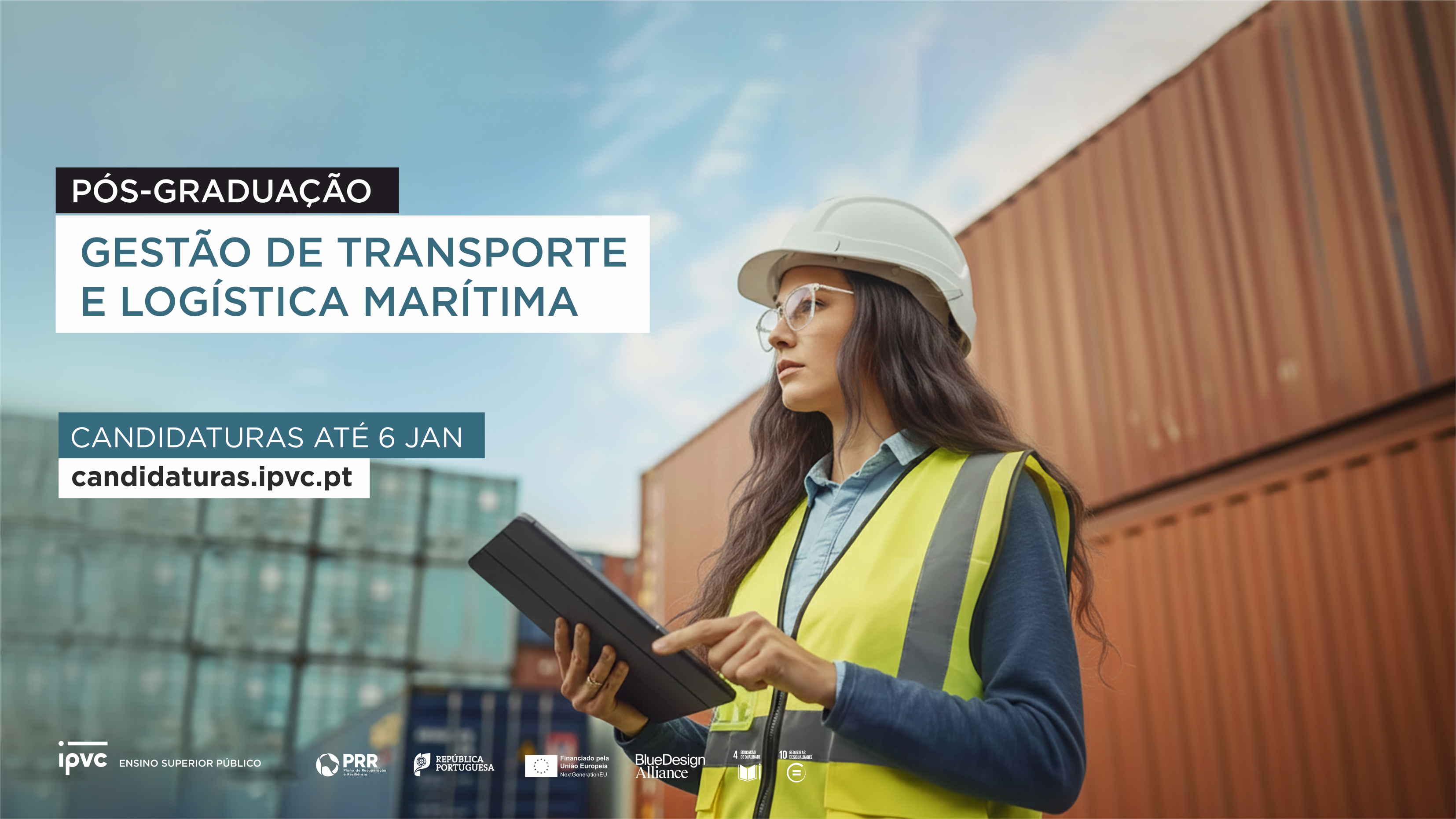 Politécnico de Viana do Castelo lança pós graduação 100% online em Gestão de Transporte e Logística Marítima